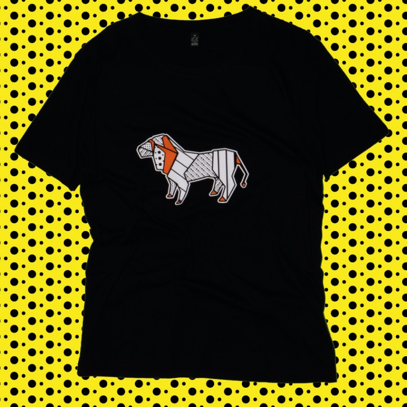 T-shirt ORIGAMI POP LION leone