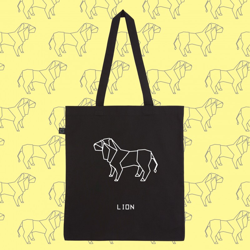 SHOPPER BAG borsa ORIGAMI LION leone