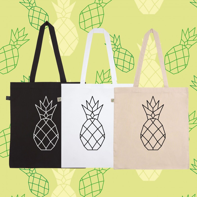 SHOPPER BAG borsa ORIGAMI PINEAPPLE...