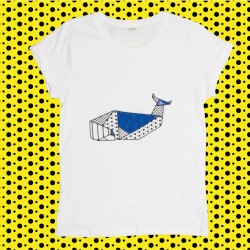 T-shirt ORIGAMI WHALE POP
