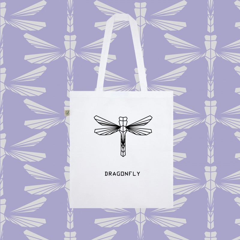 SHOPPER BAG ORIGAMI DRAGONFLY