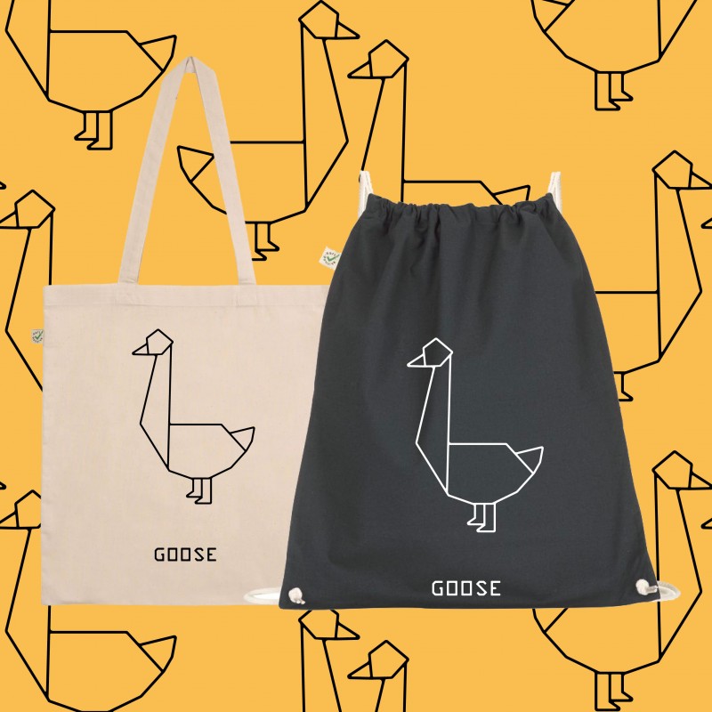 BORSA SHOPPER BAG ORIGAMI GOOSE OCA