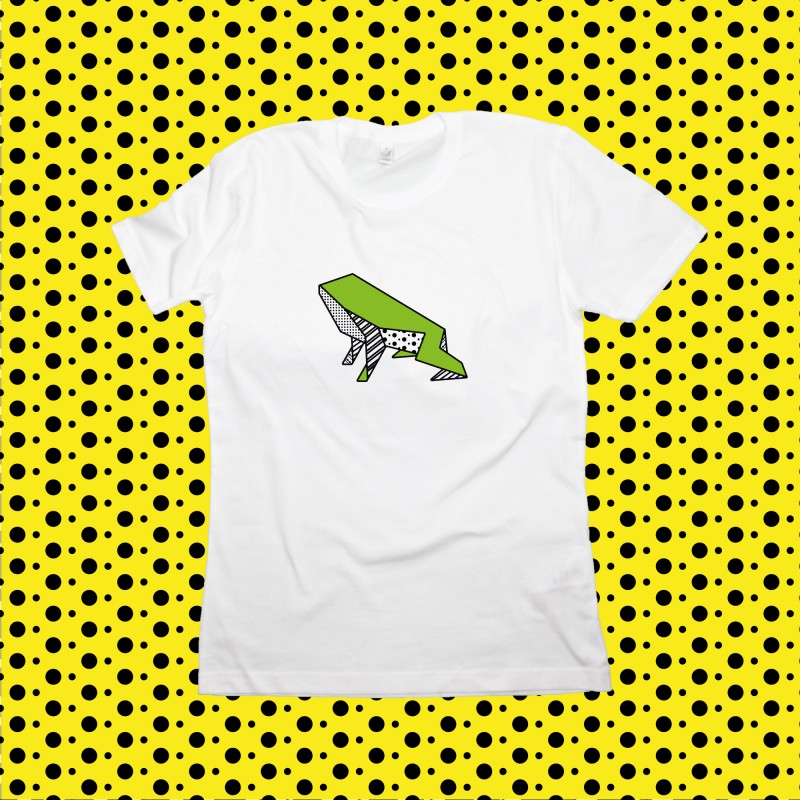 T-shirt ORIGAMI FROG POP