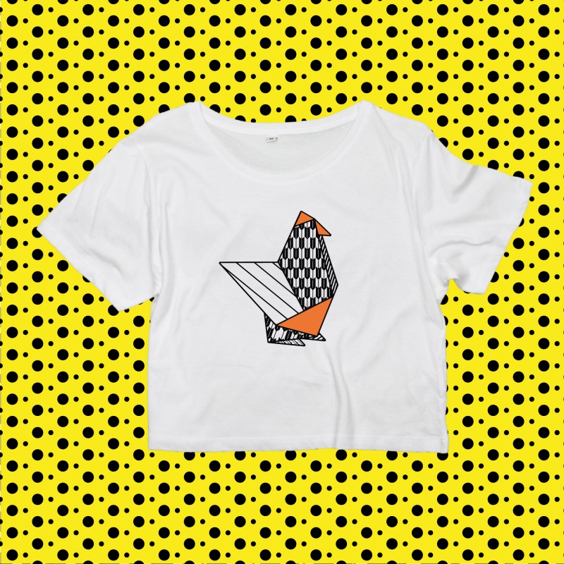 T-shirt ORIGAMI POP HEN gallina