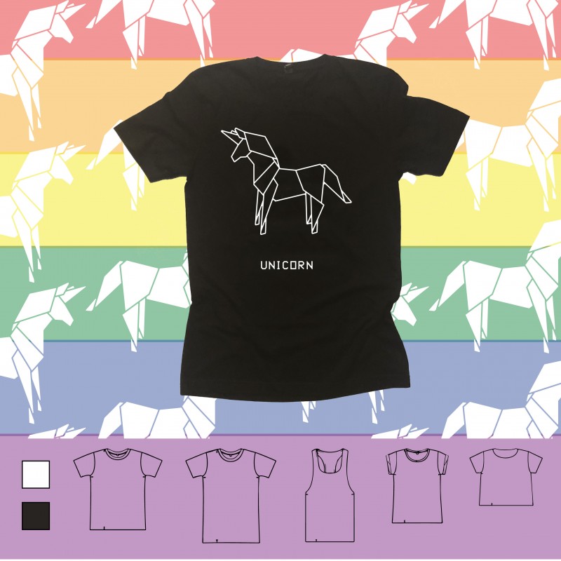 T-shirt ORIGAMI UNICORN