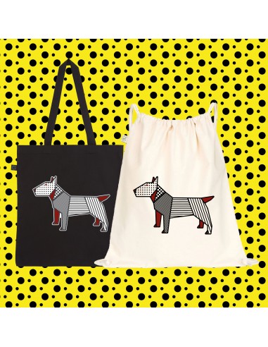 Shopper bag and drawstring bag...