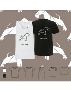 T-shirt ORIGAMI FOX TERRIER...