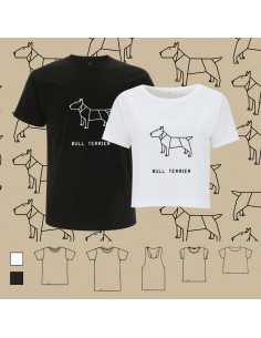 T-shirt ORIGAMI DOG BULL...