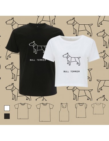 T-shirt ORIGAMI BULL TERRIER