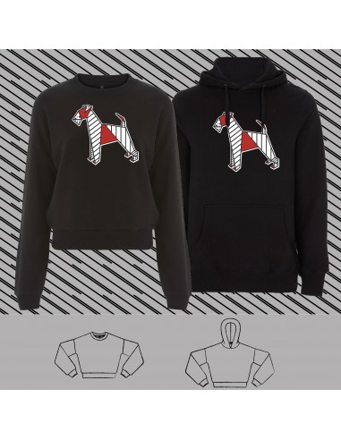 SWEATSHIRT ORIGAMI POP DOG AIREDALE