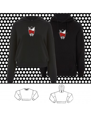 SWEATSHIRT ORIGAMI POP BAT head down