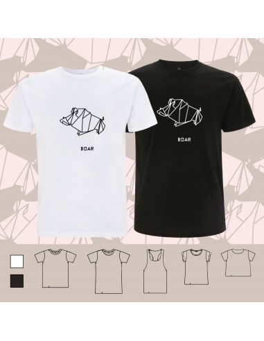 T-shirt ORIGAMI BOAR cinghiale