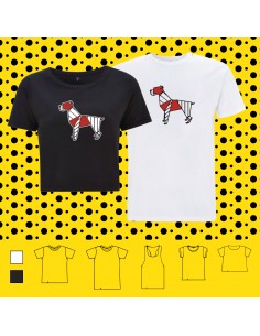 T-shirt ORIGAMI DOG BOXER POP