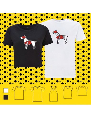 T-shirt ORIGAMI POP BOXER cane