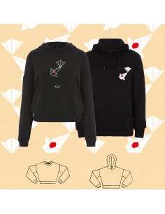 SWEATSHIRT ORIGAMI KOI CARP