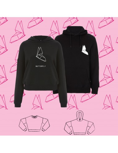 SWEATSHIRT ORIGAMI BUTTERFLY