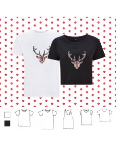 T-shirt ORIGAMI SAKURA DEER...