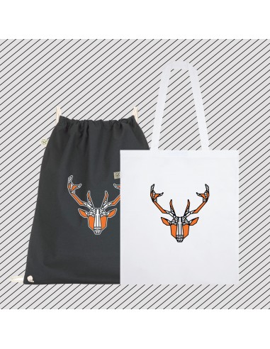 SHOPPER BAG and SACK ORIGAMI POP DEER...