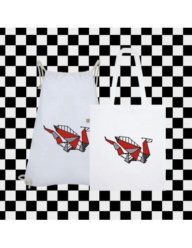 SHOPPER BAG and SACK ORIGAMI POP DRAGON