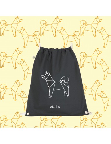 SHOPPER BAG ORIGAMI AKITA dog