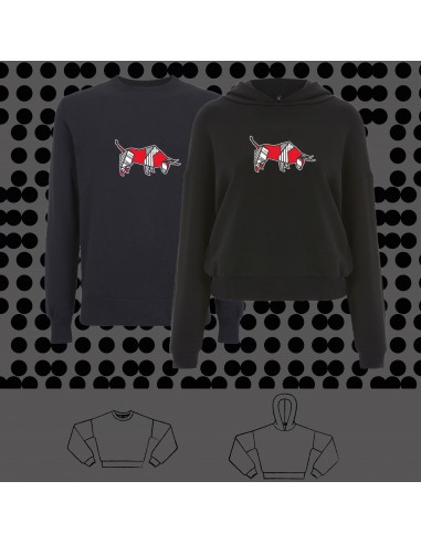 SWEATSHIRT ORIGAMI POP BULL