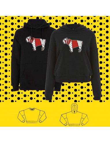 SWEATSHIRT ORIGAMI POP BULLDOG