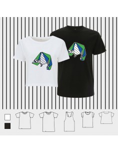 T-shirt ORIGAMI CHAMELEON