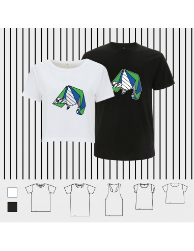 T-shirt ORIGAMI CHAMELEON