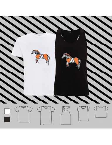 T-shirt ORIGAMI POP HORSE cavallo