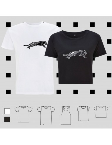 T-shirt ORIGAMI PANTHER POP