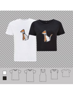 T-shirt ORIGAMI CAT POP