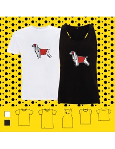 T-shirt ORIGAMI DOG COCKER...