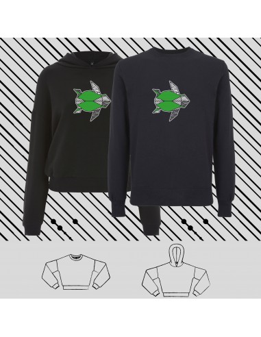 SWEATSHIRT ORIGAMI POP TURTLE