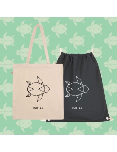 SHOPPER BAG and SACK ORIGAMI TURTLE