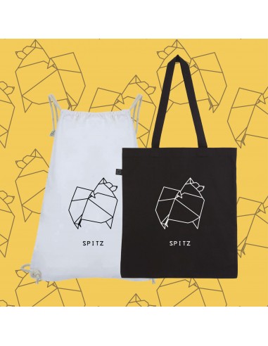 Shopper bag Origami SPITZ Pomeranian dog