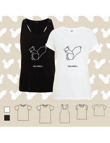 T-shirt ORIGAMI SQUIRREL scoiattolo