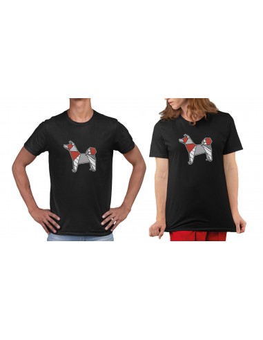 T-shirt ORIGAMI DOG AKITA POP