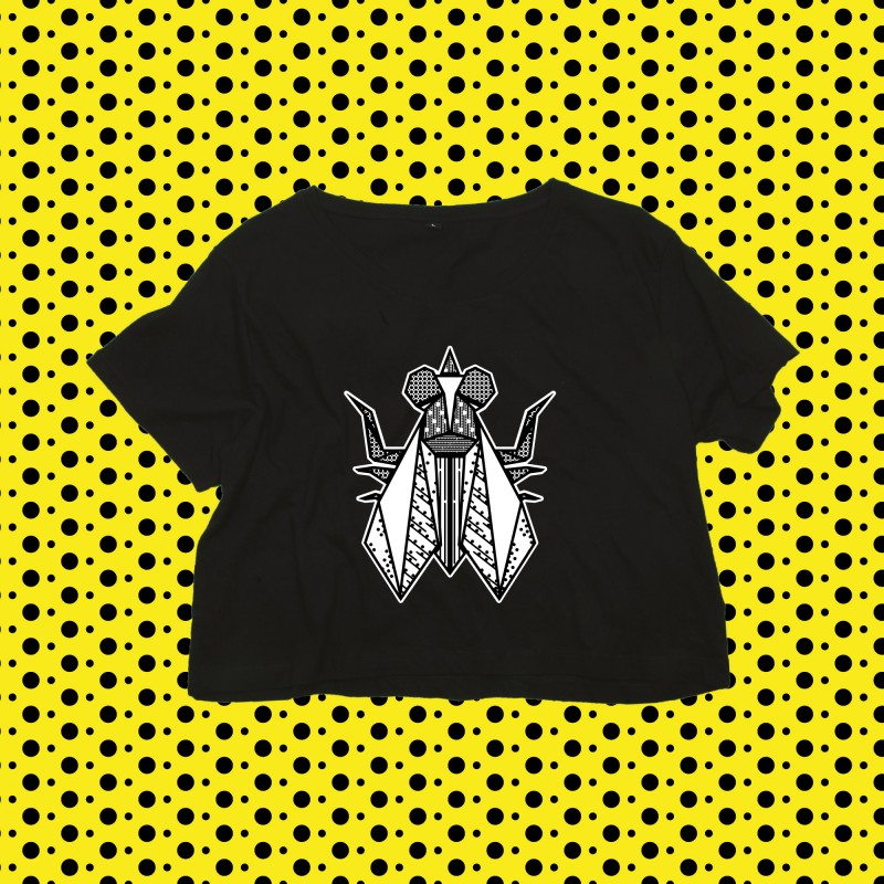 T-shirt ORIGAMI POP FLY mosca
