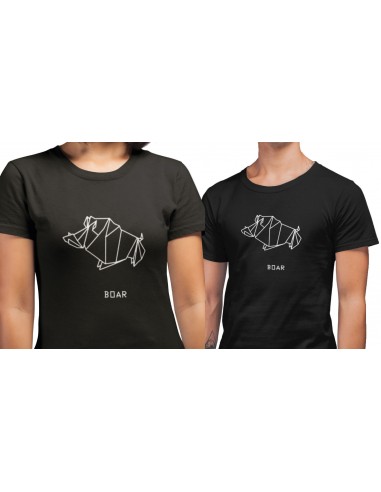 T-shirt ORIGAMI BOAR cinghiale