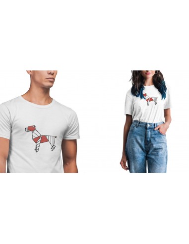 T-shirt ORIGAMI DOG BOXER POP