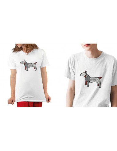 T-shirt ORIGAMI POP DOG BULL TERRIER