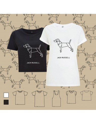 T-shirt ORIGAMI JACK RUSSELL cane