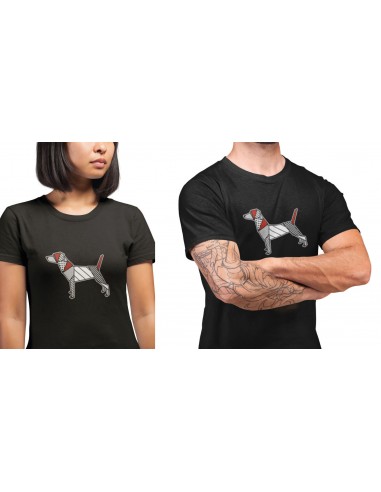 T-shirt ORIGAMI DOG JACK RUSSELL POP