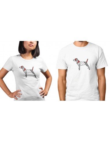 T-shirt ORIGAMI DOG JACK RUSSELL POP