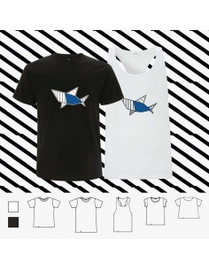 T-shirt ORIGAMI POP SHARK...