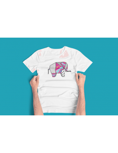 T-shirt ORIGAMI ELEPHANT LAUNDRY POP