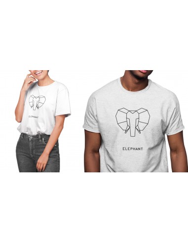 T-shirt ORIGAMI ELEPHANT FACE