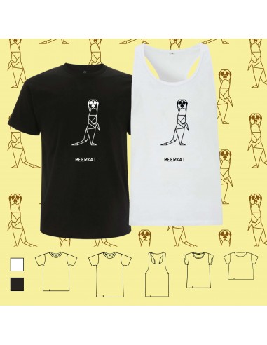 T-shirt ORIGAMI MEERKAT suricato