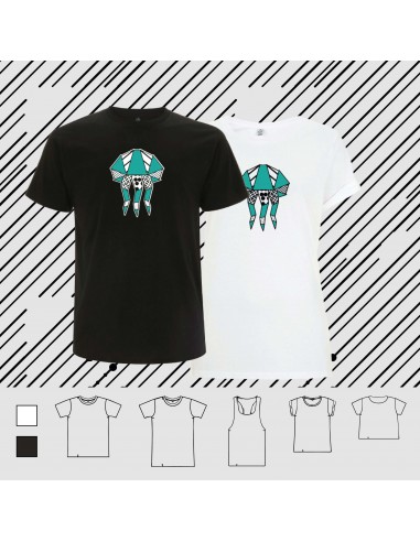 T-shirt ORIGAMI JELLYFISH POP BLUE