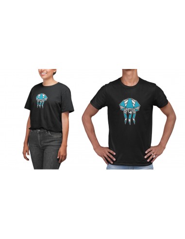 T-shirt ORIGAMI JELLYFISH POP BLUE